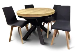 stol-rozkladany-fi100-240cm-loft-4-krzesla-luka