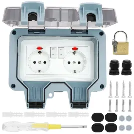 podwojne-gniazdo-zewnetrzne-elektryczne-ogrodowe-wodoszczelne-230v-ip66