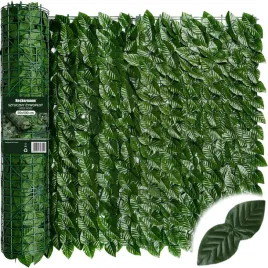 sztuczny-zywoplot-liscie-rozy-na-ogrodzenie-balkon-sciane-siatka-5m-x-50cm