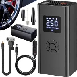 bezprzewodowa-pompka-elektryczna-kompresor-samochodowy-rowerowy-3900mah