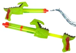 pistolet-na-wode-40-cm-dinozaur-zielony-ogrod-zabawka-lean-toys