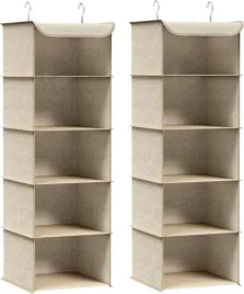 organizer-regal-wiszacy-do-szafy-5-polek-przechowywanie-2x-ubran-skladany