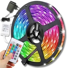 ledy-tasma-led-rgb-biala-kolorowa-mocna-wodoodporna-samoprzylepna-5m-pilot