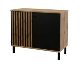 nowoczesna-komoda-czarna-dab-wotan-lamele-100-cm-loren-st