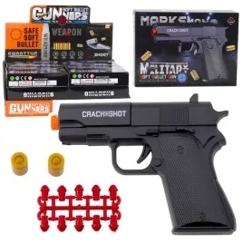 mini-pistolet-bron-na-naboje-i-luski-czarny-135-cm-lean-toys