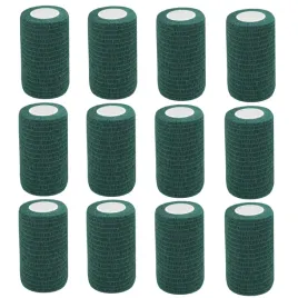12x-bandaz-kohezyjny-elastyczny-opatrunek-samoprzylepny-10cm-x-45m-zielony
