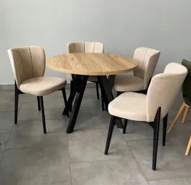 stol-okragly-rozsuwany-loft-4-krzesla-tapicerowane
