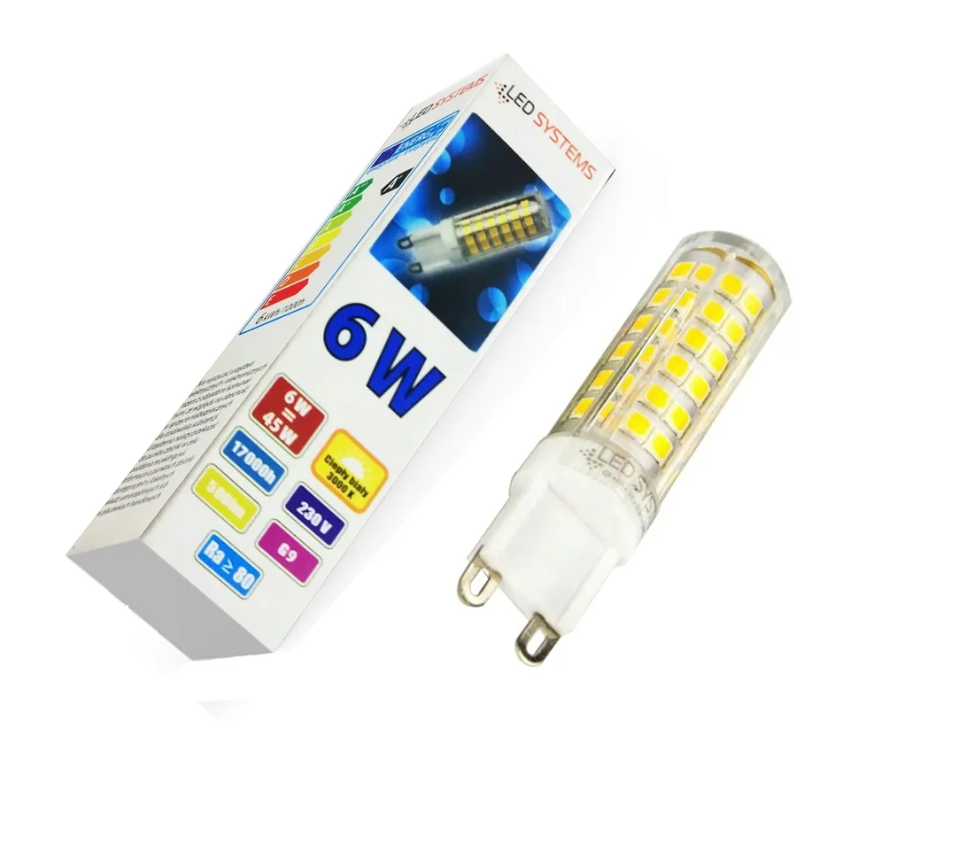 zarowka-led-g9-6w-3000k-stan-nowy