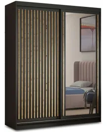 szafa-przesuwana-z-lamelami-z-garderoba-z-lustrem-pojemna-szafa-czarny-mat