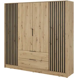 szafa-otwierana-z-lamelami-z-szufladami-garderoba