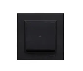 karea-lacznik-dzwonek-z-ramka-czarny-mat-szybkozlacza-56054150-makel
