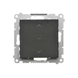 simon-55-przycisk-roletowy-modul-10-a-250-v-szybkozlacza-czarny-mat