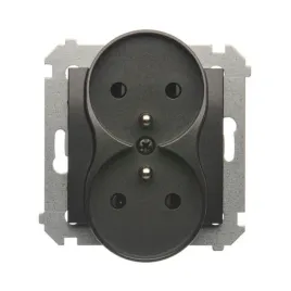 simon-54-gniazdo-podwojne-z-uziemieniem-dgz2mz-01-48-antracyt