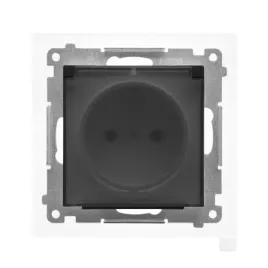 simon-55-gniazdo-wtyczkowe-klapka-transparentna-czarny-mat