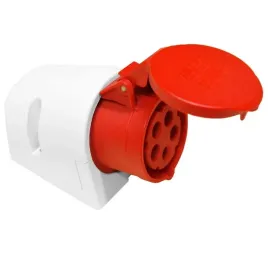 gniazdo-elektryczne-scienne-pce-czerwony