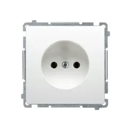 simon-basic-gniazdo-pojedyncze-2p-bmg1-01-11-modul-bialy