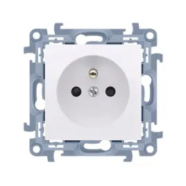 simon-10-gniazdo-pojedyncze-z-uziemieniem-cgz1-01-11-bialy