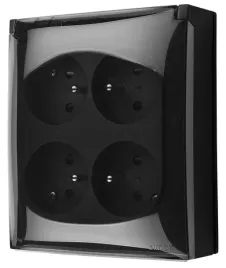 simon-aquaclick-gniazdo-wtyczkowa-4-krotne-ip44-czarny-klapka-transpar