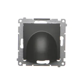 simon-54-gniazdo-elektryczne-wypust-kablowy-czarny