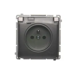 simon-basic-gniazdo-pojedyncze-ip44-dymne-bmgz1b-01-21a-inox-metalizowany
