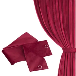 czerwona-szarfa-do-zaslon-pasek-do-przewiazania-ozdobna-8x140-velvet-soft