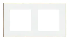 simon-55-ramka-2-krotna-duo-biala-podstawa-zlota