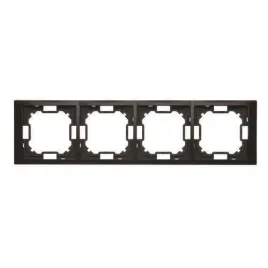 simon-basic-ramka-poczworna-czarny-mat-bmrc4-49