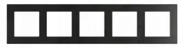 simon-55-ramka-5-krotna-nature-inox-czarny