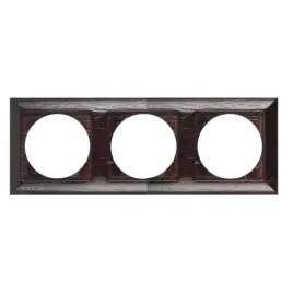 ramka-potrojna-abex-ra-3pn-perla-natura-wenge