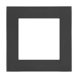 simon-55-ramka-1-krotna-nature-szklo-mrozone-czarne-trn1-179