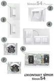 simon-54-ramka-pojedyncza-dr1-11-bialy-stan-nowy