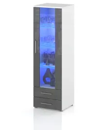 witryna-szafka-stojaca-slupek-z-szyba-bialy-mat-szary-polysk-60-cm-dama-pik