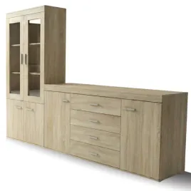 mebloscianka-zestaw-mebli-dab-sonoma-witryna-80-komoda-160-regal-szafka