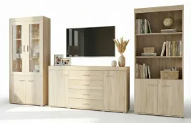 mebloscianka-zestaw-mebli-dab-sonoma-komoda-160-cm-witryna-stojaca-regal-80