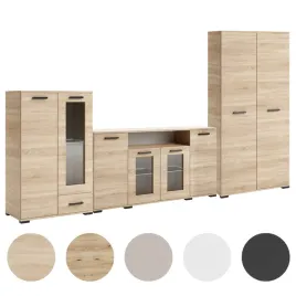 mebloscianka-zestaw-mebli-bialy-dab-sonoma-komoda-witryna-stojaca-szafa