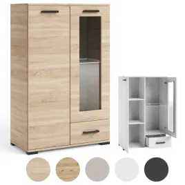 witryna-niska-do-salonu-komoda-wysoka-szafka-na-ksiazki-przeszklona-gablota