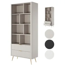 regal-na-ksiazki-otwarty-szafka-stojaca-polka-na-ozdoby-bialy-czarny-bezowy