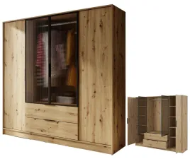 pojemna-szafa-ubraniowa-salon-polki-garderoba-z-2-szufladami-drzwi-artisan