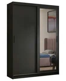 szafa-przesuwna-120-cm-z-lustrem-czarny-mat-drazek-polki-pojemna-lustro