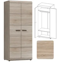 szafa-na-ubrania-pojemna-szafa-dwudrzwiowa-80-cm-dab-sonoma-polki-drazek