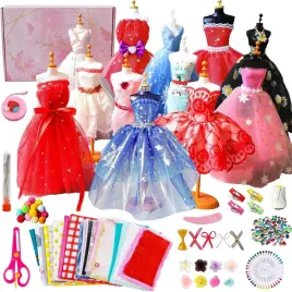 zestaw-do-projektowania-mody-dla-dziewczynki-ubrania-dla-lalek-prezent-460x