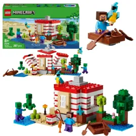lego-minecraft-dom-tnt-w-dzungli-papuga-wybuch-zombie-steve-creeper-klocki