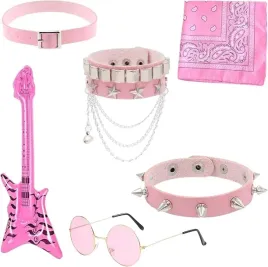 stroj-akcesroia-gwiazda-rocka-lata-70-80-przebranie-bandana-punk-retro