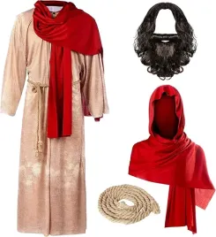 stroj-przebranie-jezusa-mesjasz-pasterz-komplet-jaselka-peruka-broda-m