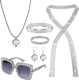 stroj-akcesoria-disco-lata-70-80-retro-cekiny-przebranie-6x-okulary-komplet