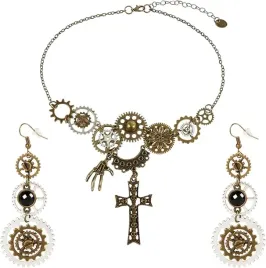 stroj-akcesoria-steampunk-wynalazca-gotycki-halloween-kolczyki-naszyjnik