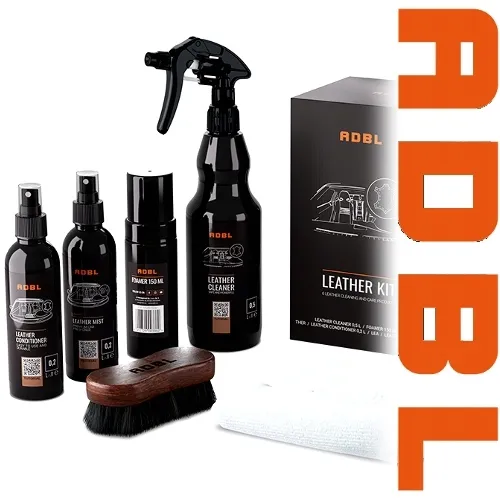 ADBL _ LEATHER KIT – IDEALNY ZESTAW DO CZYSZCZENIA I ZABEZPIECZENIA SKÓRY