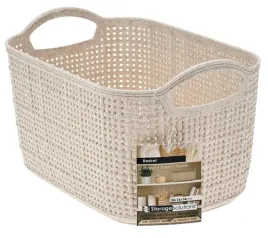 koszyk-plastikowy-24x16x14-cm-bezowy-z-uchwytami-do-przechowywania