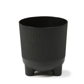 oslonka-na-nozkach-czarna-ozdobna-na-kwiaty-18-cm