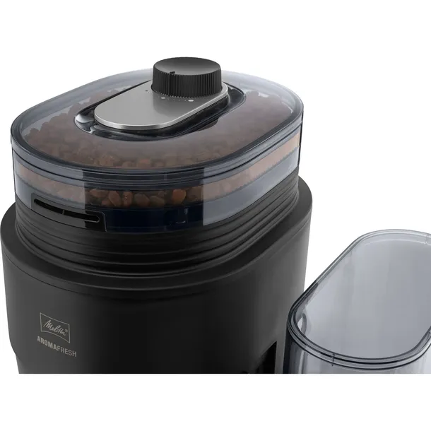 melitta-aromafresh-x-black-matt-silver-with-grinder-marka-melitta